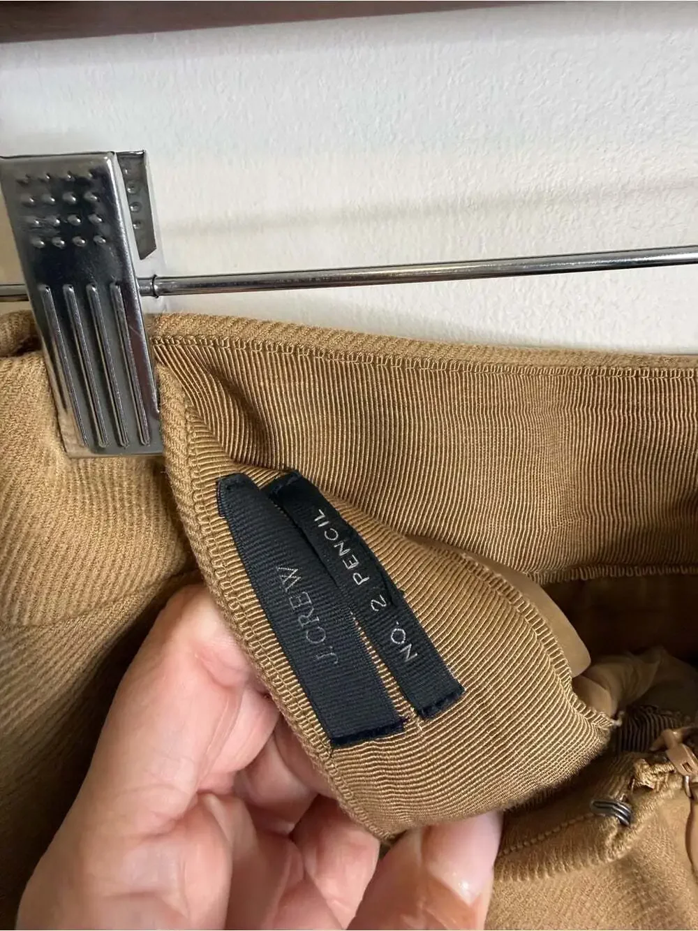 J Crew no. 2 Classic Camel Pencil Skirt - Women's wool size 4P